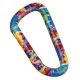 Munkees Carabiner 8 x 80 mm Flower colored