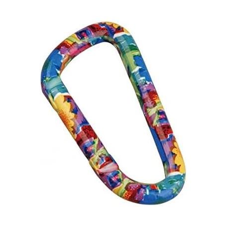 Munkees Carabiner 8 x 80 mm Flower colored