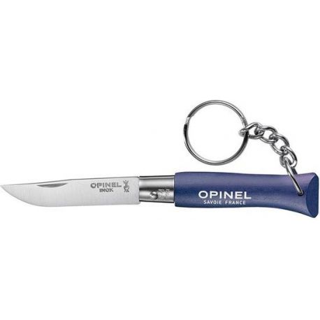 Opinel No.4 Colorama rvs zakmes - sleutelhanger