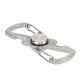 Munkees Spinner Carabiner Silver