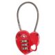 Munkees TSA Combination Lock- Heart