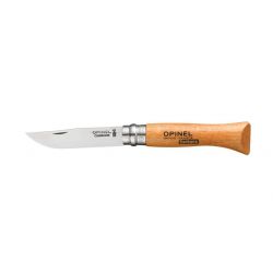 Opinel No.6 Carbon zakmes - Beukenhout