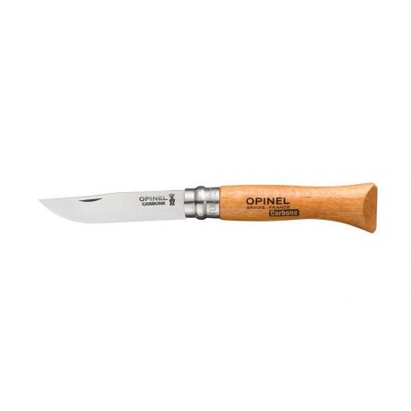 Opinel No.6 Carbon zakmes - Beukenhout