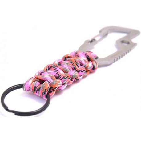 Munkees Multi-function Carabiner with Paracord Keychain