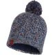 Buff Knitted & Fleece Hat Margo Blue muts