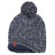 Buff Knitted & Fleece Hat Margo Blue muts