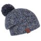 Buff Knitted & Fleece Hat Margo Blue muts