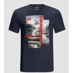 Jack Wolfskin Lake Morning Tee Heren