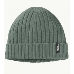 Jack Wolfskin Rib Knit Beanie Winddichte gebreide muts