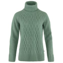 FjallRaven Övik Cable Knit Roller Neck damestrui