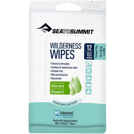 Sea to Summit Wilderness Wipes Compact Reiswasdoekjes