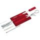 Victorinox SwissCard, 10f, rood