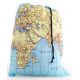 Kikkerland World Map Laundry Bag waszak