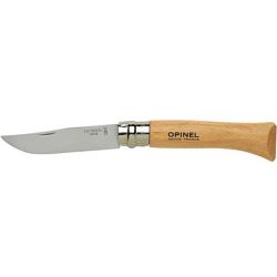 Opinel 26. No.10 RVS Inox zakmes - Beukenhout