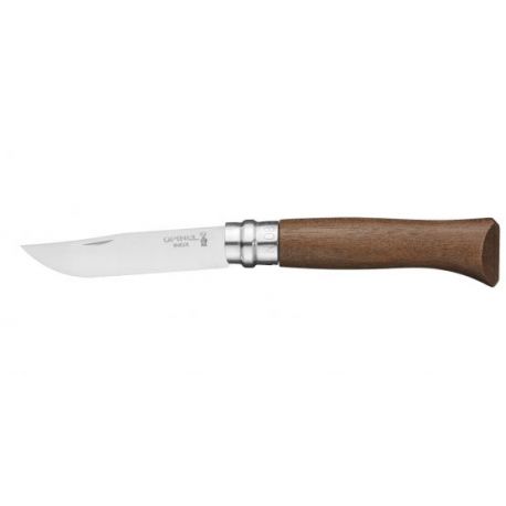 Opinel 14. No.8 RVS Luxury zakmes - Walnoothout