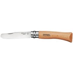 Opinel 7. No.7 RVS Mon Premier kinderzakmes in blister - Beukenhout