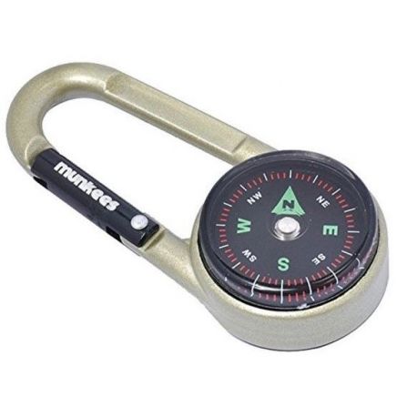 Munkees Carabiner Compass with Thermometer