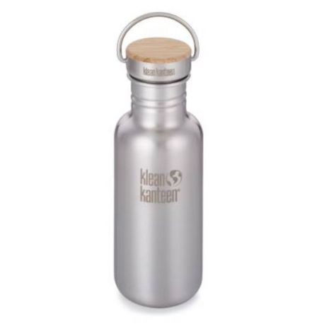 Klean Kanteen 18oz Reflect (w/ Stainless Uni Bamboo Cap)