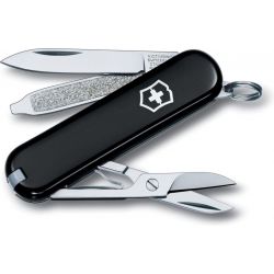 14. Victorinox ClassicSD 7f. Zwart Zakmes