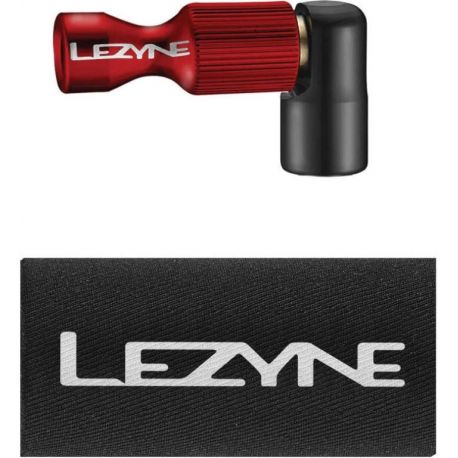 LEZYNE TRIGGER DRIVE CO2 HEAD RED/HI GLOSS