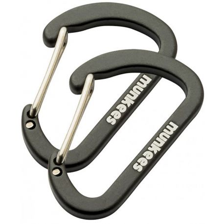 Munkees Flat Wiregate Carabiner 2 stuks