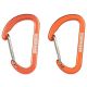 Munkees Flat Wiregate Carabiner 2 stuks